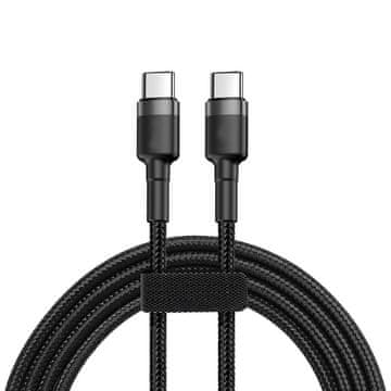 Sign Cafule kabel USB-C–USB-C 60 W, 3 A, PD, 2 m