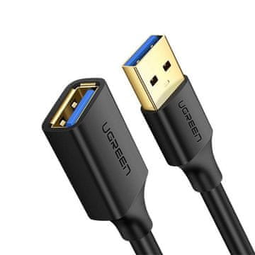 Ugreen UGREEN USB-A 3.0 podaljšek kabel moški/ženski, 3m - črn