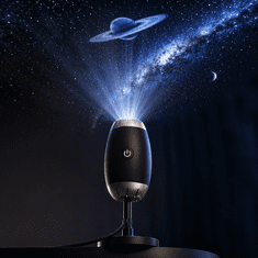 VYZIO® USB projektor zvezdnatega neba, 3 W LED, več svetlobnih načinov, nastavljiv fokus, za spalnico, dnevno sobo in avto | GALAXLITE