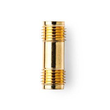 Nedis Adapter SMA | SMA Ženska | SMA Ženska | Pozlačeno | 50 ohmov | Naravnost | Baker | Zlato | 2 kos. | Škatla