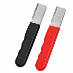 Vixson Prenosni brusilnik za nože in vrtno orodje, legirano jeklo, 2 kosa, 122 × 13 mm, za kuhinjske nože, sekire in škarje | BLADEFIX