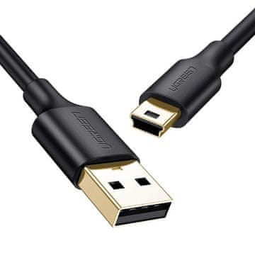 Ugreen Kabel Ugreen USB-A na mini USB, 480 Mbps, 3 m - črn
