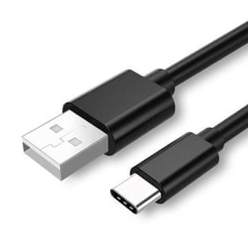 Sign USB-C kabel 2,4 A, 2 m - črn