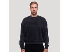 GymBeam Moški pulover Persistence Washed črn