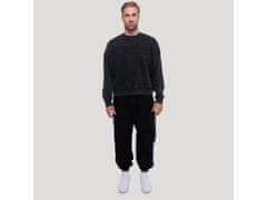 GymBeam Moški pulover Persistence Washed črn