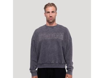 GymBeam Moški pulover Persistence Washed siv