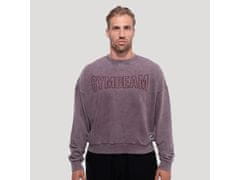 GymBeam Moški pulover Persistence Washed rjav