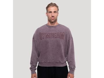 GymBeam Moški pulover Persistence Washed rjav