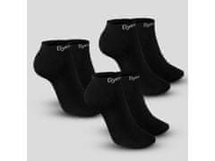 GymBeam Uniseks nogavice Ankle Socks črne, 3 pari