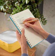 Leitz Blok kolegij b5 tp črtan 80l z elastiko moder cosy 45270061