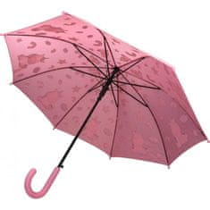 VSE ZA ŠOLO Dežnik otroški magic wet roza 88cm