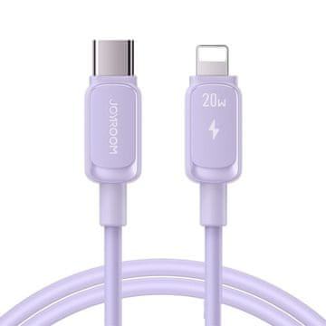 Joyroom Kabel za hitro polnjenje Joyroom USB-C v Lightning Fast, 20 W, 1,2 m - vijoličen