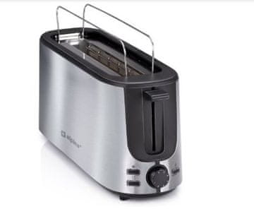 Alpina Alpina ALP-SI-47351 Toaster, 7 nastavitev, 2 rezini, 1000W, črn/srebrn