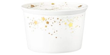 Seltmann SELTMANN LIBERTY GOLDEN STARS skleda s pokrovom, 14x9 cm