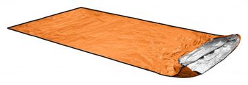 Ortovox ORTOVOX Bivy Ultralight Rectangular spalna vreča - srebrna/modra/oranžna