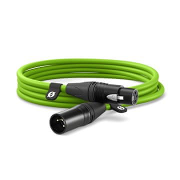 slomart RØDE XLR3M-G Avdio kabel, 3 m, XLR, Zelena
