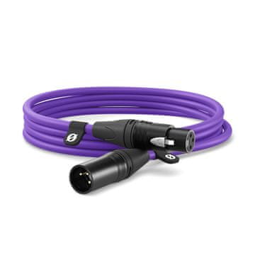 slomart RØDE XLR3M-PU Avdio kabel, 3 m, XLR, Vijolična