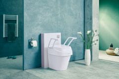 Dietz Dietz SmartFix WC deska z naslonjali, nastavljiva višina, bela