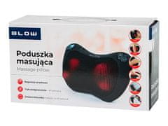 Shiatsu Masažna blazina SHIATSU BLO, 32 stopenj intenzivnosti, črna/siva