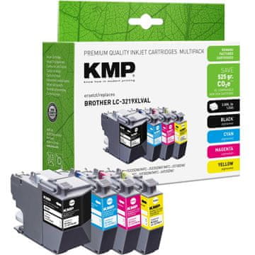 KMP KMP 1537,4005 črnilna kartuša, Združljiva za Brother LC3219XL, 4 barve, 4 kosi