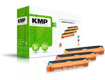 KMP KMP B-T125X toner, Združljiv za Brother, Cyan/Magenta/Yellow, 3x6900 strani