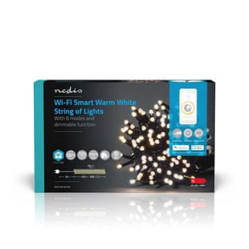 Nedis Nedis WIFILX01W100 okrasna lučka, verižna, 100 LED