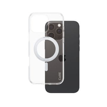 PanzerGlass PanzerGlass CARE ovitek s srebrnim Kickstand & MagSafe za iPhone 16 Pro Max - prozoren
