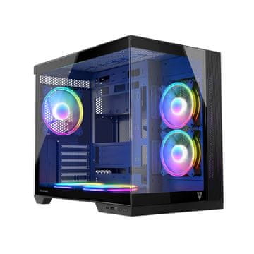 Modecom MOD Volcano Panorama APEX ARGB 5F Midi Tower sRGB - Siva