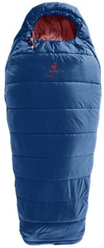 Deuter Deuter Starlight otroška spalna vreča, nočno modra/rdeča, 130-170 cm