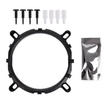 Thermaltake Thermaltake UX100 ARGB ventilator za hlajenje procesorja 12 cm Črn