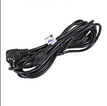 Akyga Akyga AK-PC-05 Napajalni kabel Črn, 5 m, CEE7/7 na IEC C13