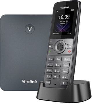 YEALINK Yealink W74P IP telefon - sivi, brezžični DECT, TFT zaslon