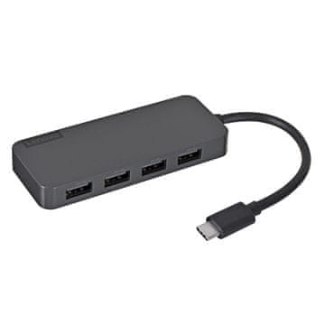 Lenovo Lenovo GX90X21431 USB 3.2 Gen 2 (3.1 Gen 2) Type-C dock/port replicator, črn