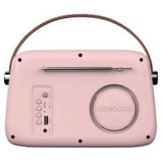 SAVIO SAVIO RS-03 Prenosni radio, roza, MP3 predvajanje
