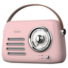 SAVIO SAVIO RS-03 Prenosni radio, roza, MP3 predvajanje
