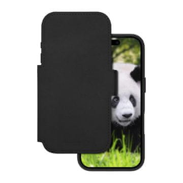 slomart dbramante1928 Lynge MS etui za iPhone 18 Pro/17 Pro - črn usnjen z MagSafe