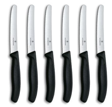 Victorinox Victorinox Set kuhinjskih nožev z nazobčanim robom, 6 kosov, 11cm