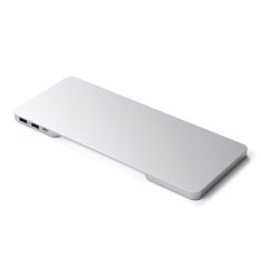 Satechi Satechi ST-UCISDS USB-C razdelilnik s SSD ohišjem, srebrn