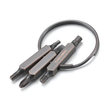 ROCKBROS Rockbros VK-ARCO3 ROAD TO SKY multitool 6-v-1 obesek za ključe - rjav