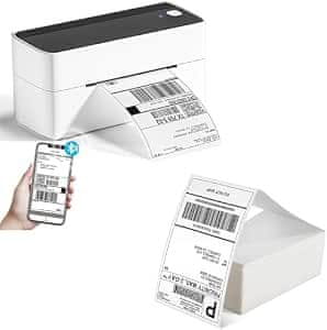 Phomemo Phomemo Bluetooth Etiketni tiskalnik + Etikete 4x6" (500 kosov/paket)