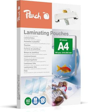 Peach Peach Laminirne folije A4, 80 mic, sijaj, 100 kosov