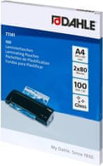Dahle Dahle Laminirne folije A4, 160 Micron (2x80), sijajne, 100 kosov