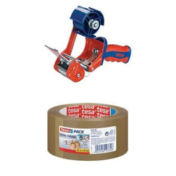 Tesa tesa Packband Set: ročni razpršilnik COMFORT + 2x paketni trak Ultra Strong