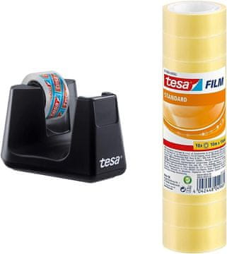 Tesa tesa Easy Cut SMART razdelilnik + 2 rolo traku Crystal Clear & Standard