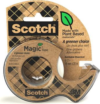 Scotch Scotch Magic Tape trak v razdelilniku, 19mm x 20m