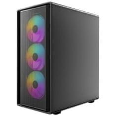 Antec P6 Neo ARGB Midi-T ATX okno gaming črno ohišje