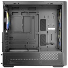 Antec Flux Rear midi-ATX ARGB okno les črno/rjavo gaming ohišje