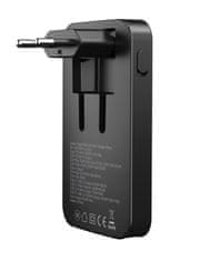 Mobile-origin III Slim polnilec, 65 W, 3 izhodi, črni (GAN-65W-SLM-BLK)