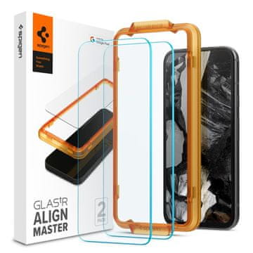 Spigen Glass tR AlignMaster zaščitno steklo za Google Pixel 8a (AGL07464)