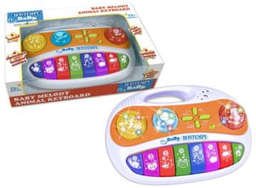 Bontempi Otroški glasbeni klavirček Baby Melody z 8 tipkami